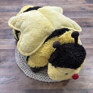 Pillow Pets Bumble Bee Foldable Plush 18” Bumblebee Stuffed Animal